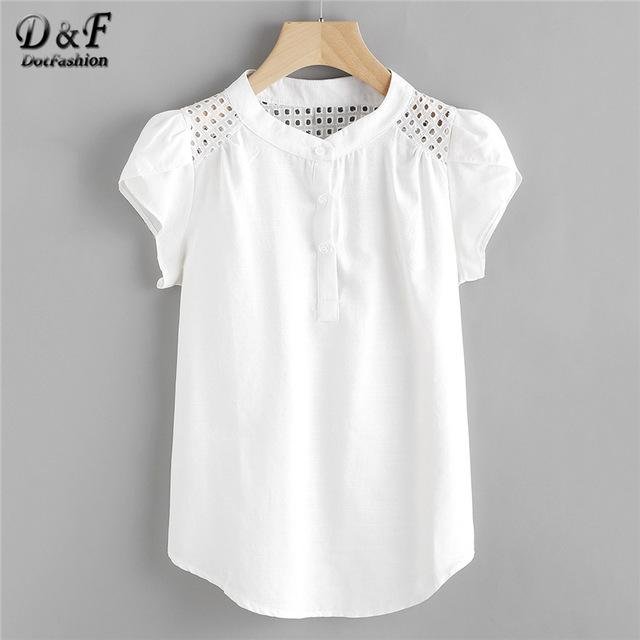 Dotfashion-Eyelet-Embroidered-Panel-Blouse-2018-White-Button-Band-Collar-Cap-Sleeve-Top-Women-Casual-Petal.jpg_640x640.jpg