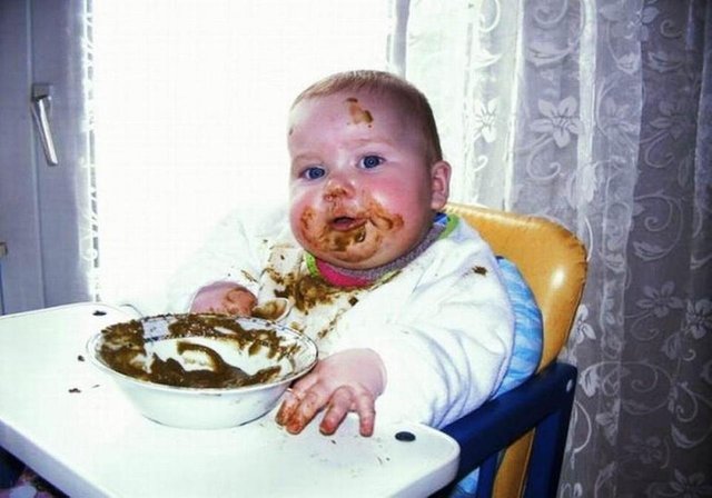 Baby Makeup With Chocolate Funny Face.jpg