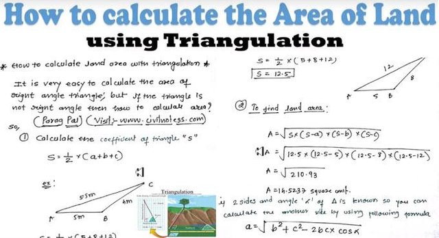 How to apply triangulation method to measure the area of land.jpg