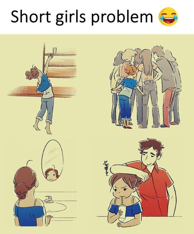 Short Girls Problems Be Like Steemit