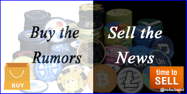 buy the rumor sell the news crypto