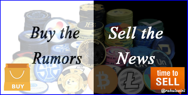 buy the rumour sell the news crypto