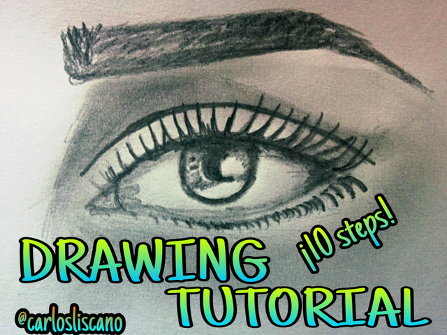 How to Draw a Realistic Eye for Begginers! - Drawing tutorial - 10 steps! —  Steemit