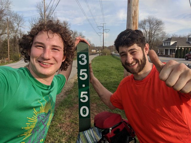 Schuylkill River Trail 35.5 mile marker