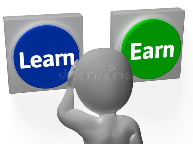 learn-earn-buttons-show-career-training-showing-34212109.jpg