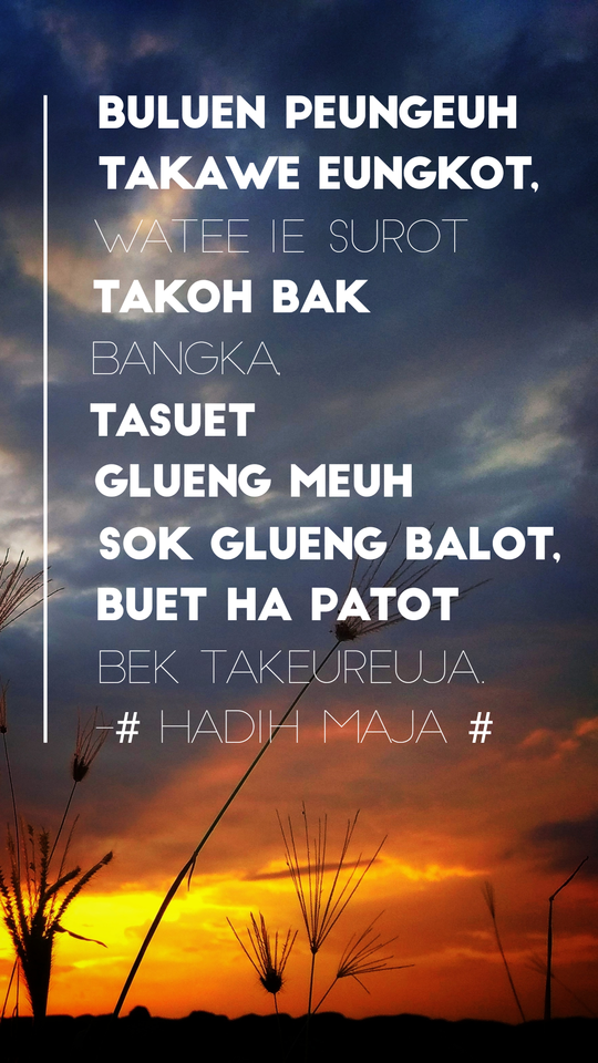 Quote Hadih Maja Aceh Steemit