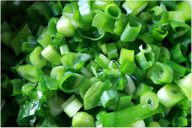 Diced green onions