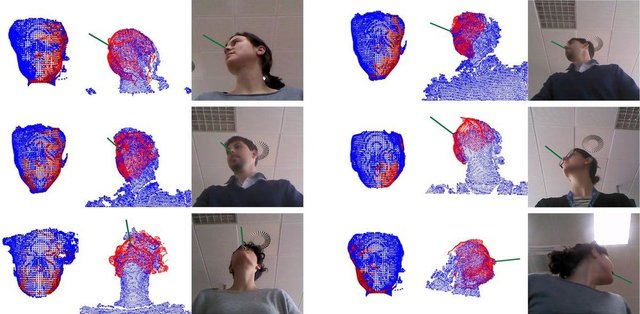 Head Pose Estimation Examples