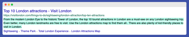 London Tourist attractions