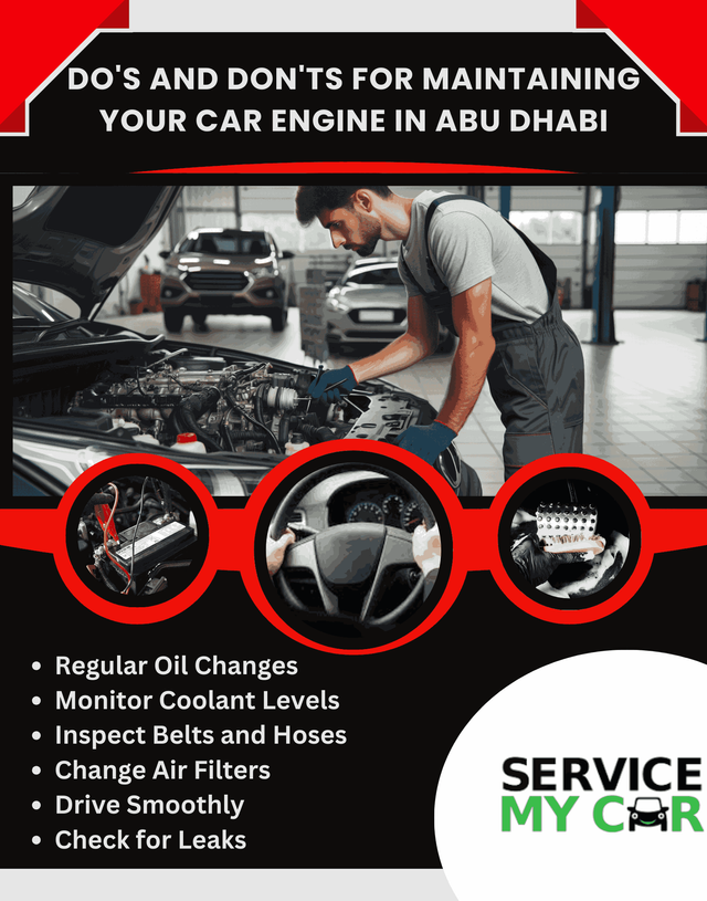 Red and Black Modern Car Repair Poster_11zon