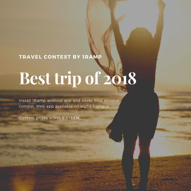 Your favorite trip from 2018 - Travel Contest