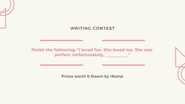 "Finish this story" -- Writing contest by 1Ramp