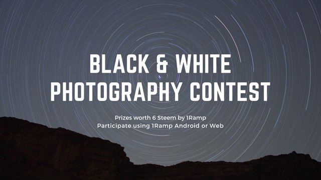 Black & White Photography Contest by 1Ramp
