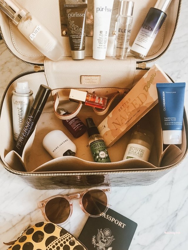 How to Pick Travel Skin Care Products featured by popular California beauty blogger Haute Beauty Guide