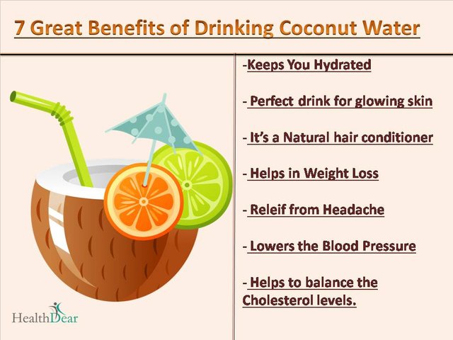 benefits of coconut water