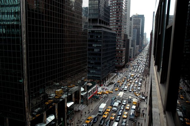 New York traffic jam