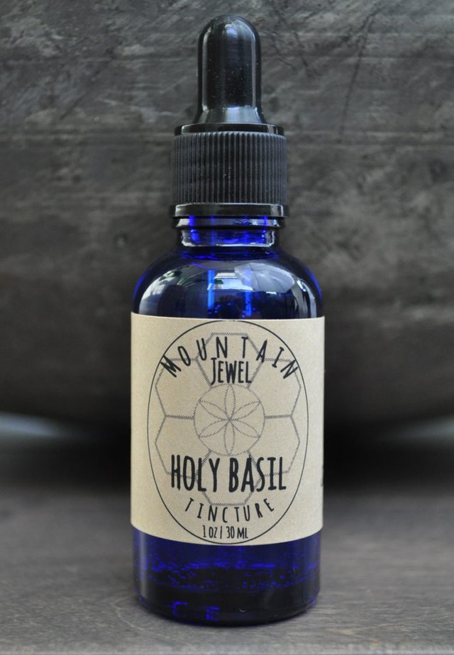 Organic Holy Basil [Tulsi] Tincture 1 OZ