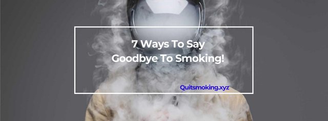 7 ways to stop smoking