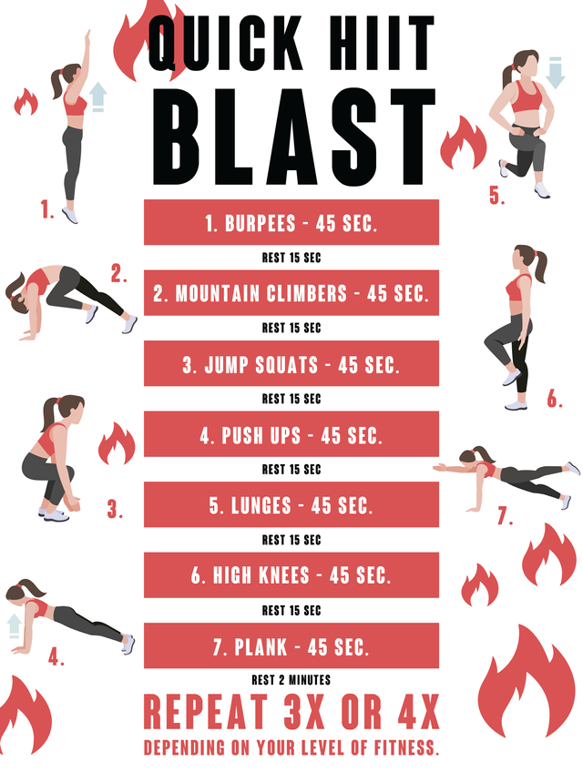 Image result for 10 High-Intensity Workouts for Maximum Results infographics