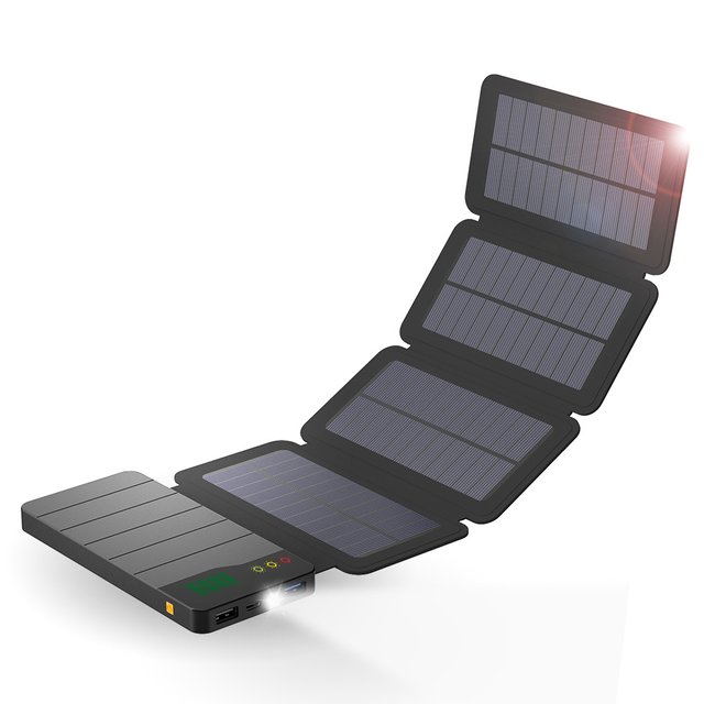 Four Foldable Solar Panels