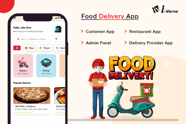 4 key components for food delivery app