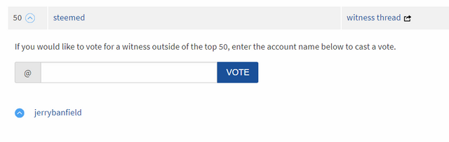 @jerrybanfield for Steemit witness