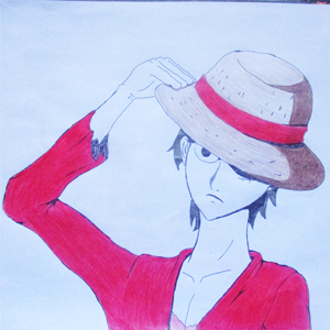 Anime Art How To Draw Luffy From One Piece Step By Step Drawings 4 Steemit