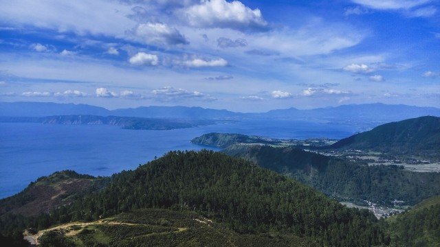 View of Lake Toba from Hill