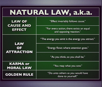 what is the karmic law of cause and effect