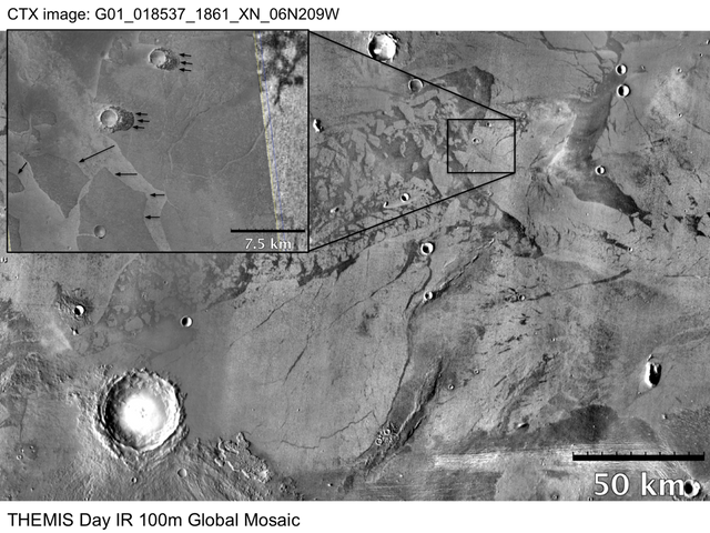 Jigsaw crust in Athabasca Valles