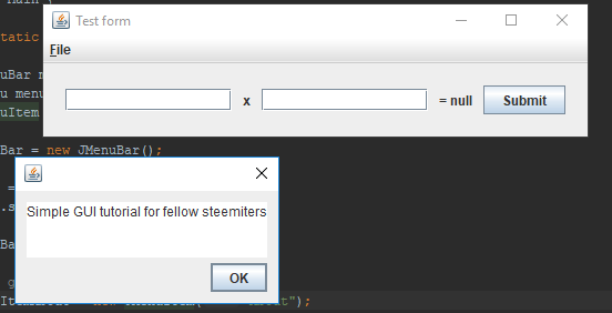 Simple Intellij Java Gui Example Tutorial Steemit