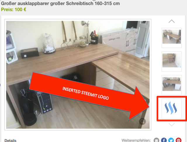 Discreet Steem Advertising Selling Furniture Over Ebay Classified