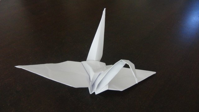 Origami Crane Performed By My Children 8 And 10