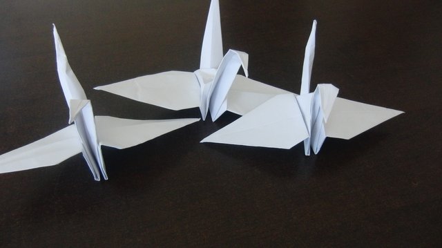 Origami Crane Performed By My Children 8 And 10