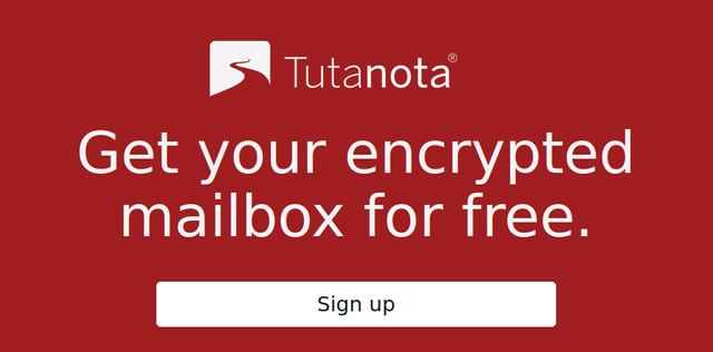 Signup with Tutanota