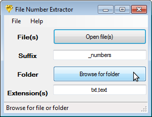 File Number Extractor