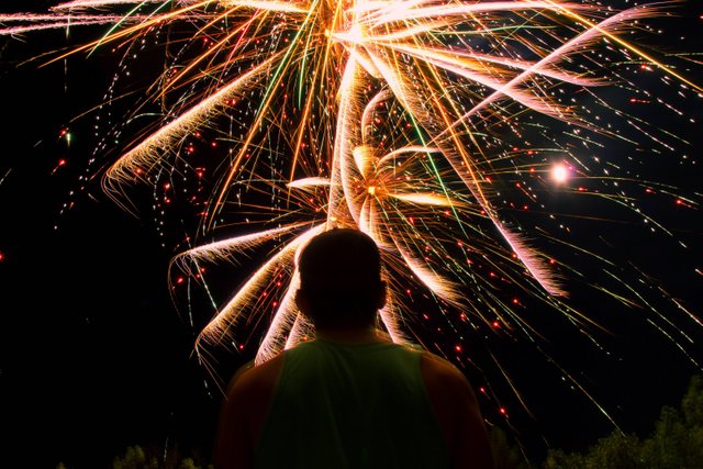 Ein Feuerwerk für den König