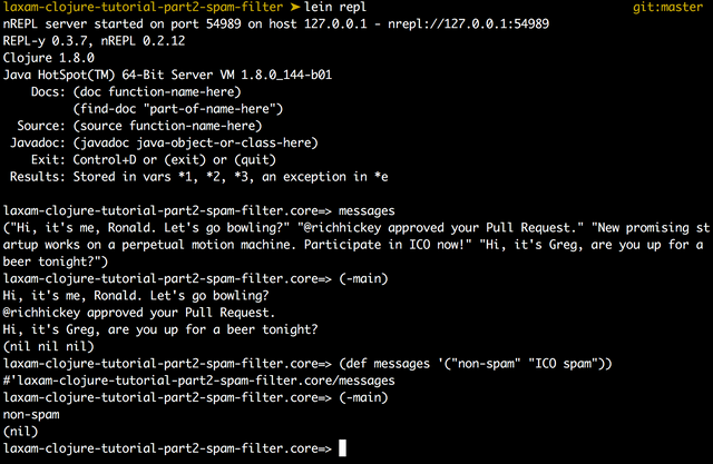 REPL screenshot