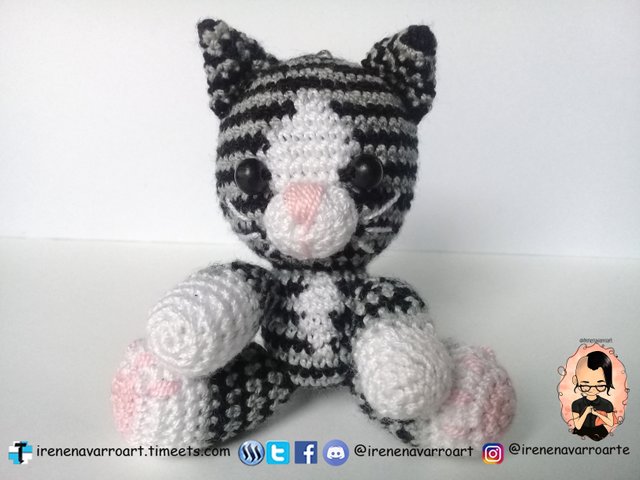 Tutorial Cómo Hacer un Llavero de Gatito Amigurumi 