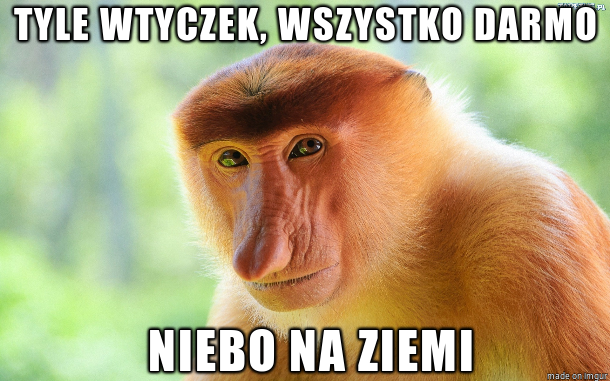 Tyle wtyczek, wszytko darmo. Grażyna mam zawał!