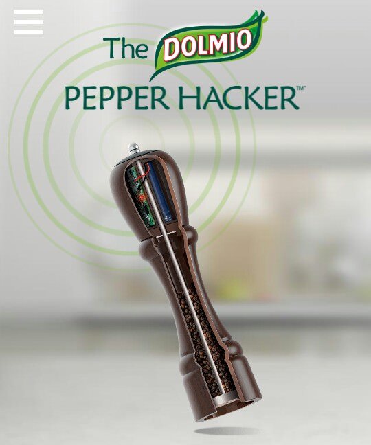 Dolmio backs up prank by putting the Pepper Hacker into production