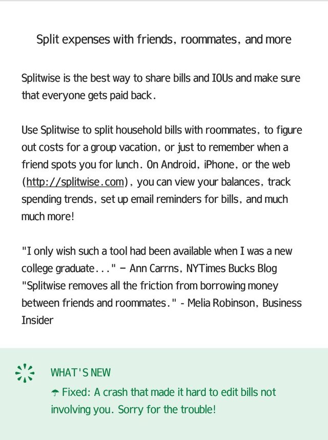 Splitwise: App of the Week - Best Roommates IOU Management App