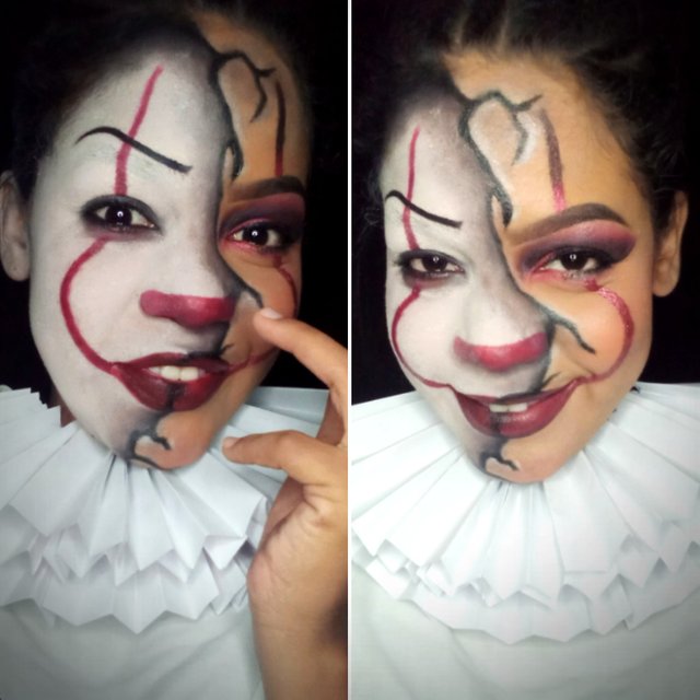 Maquillaje artístico de Pennywise (IT) by: @pajaritaporras — Steemit