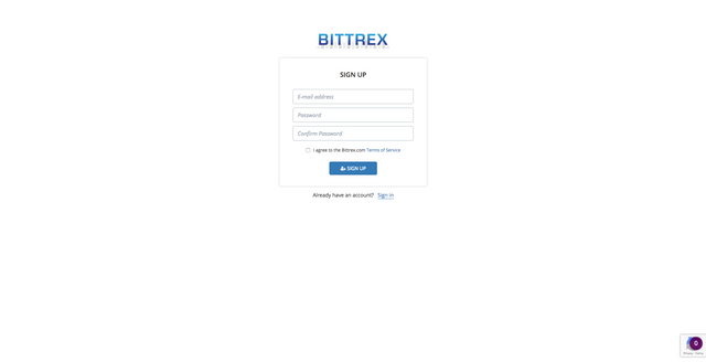 Bittrex Registration