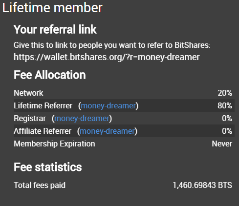 BitShares Vesting Balances