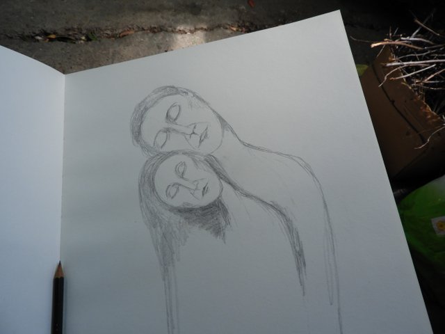 Sketching In My Backyard Steemit