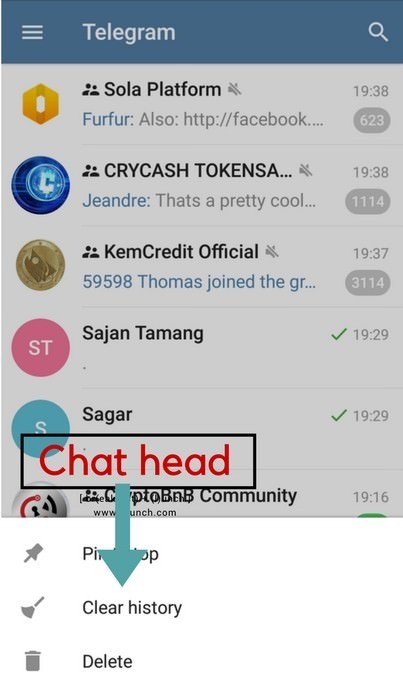 Chat heads