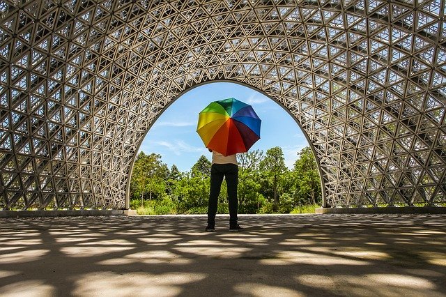 Regenbogen-Schirm