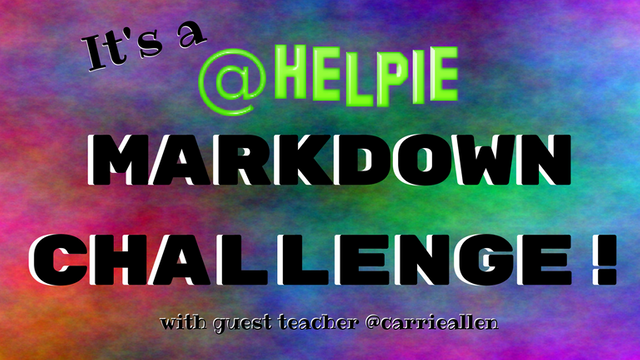 Markdown Challenge Cover