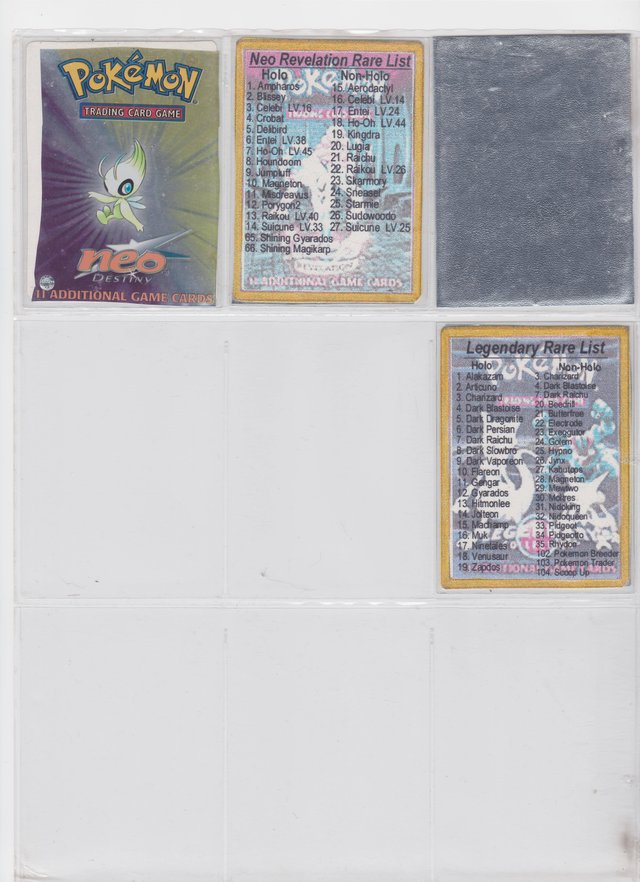 Checklist Mew - Pokémon Cards